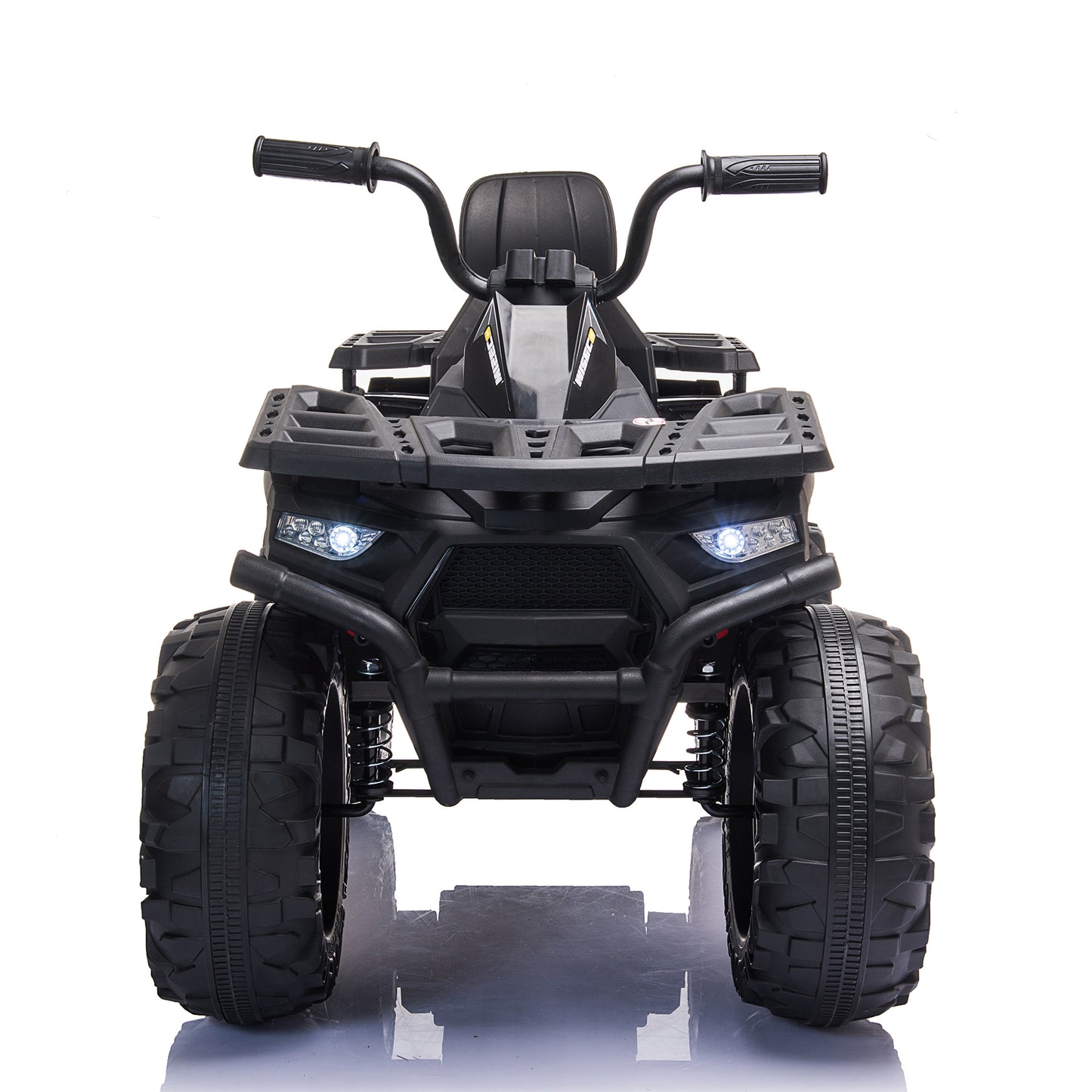 STORMWAVE 24V 2 Seater Ride on Toys ATV for Kids 400W 4-Wheeler Quad w/ MP3 LED Lights Music, Red,Orange,Black,Pink-333